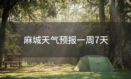 麻城一周天气预麻城一周天气预报_麻城天气预报15天查询结果