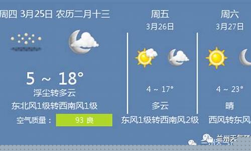 兰州天气预报一周7天实时_兰州天气预报一周7天实时