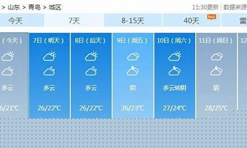 山东青岛未来一周天气预报查询结果最新_山东青岛未来一周天气预报查询结果