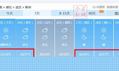新洲区天气_新洲区天气预报24小时情况