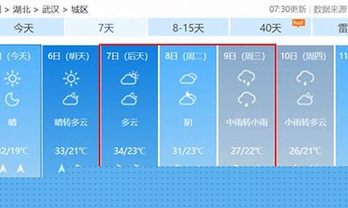 武汉三十天天气预报30天查询结果_武汉三十天天气预报30天