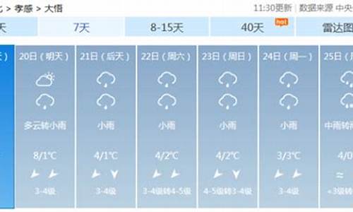 大悟天气预报15天查询百度_大悟天气预报15天查询